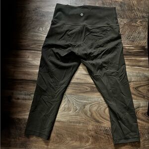 lululemon athletica army green Leggings